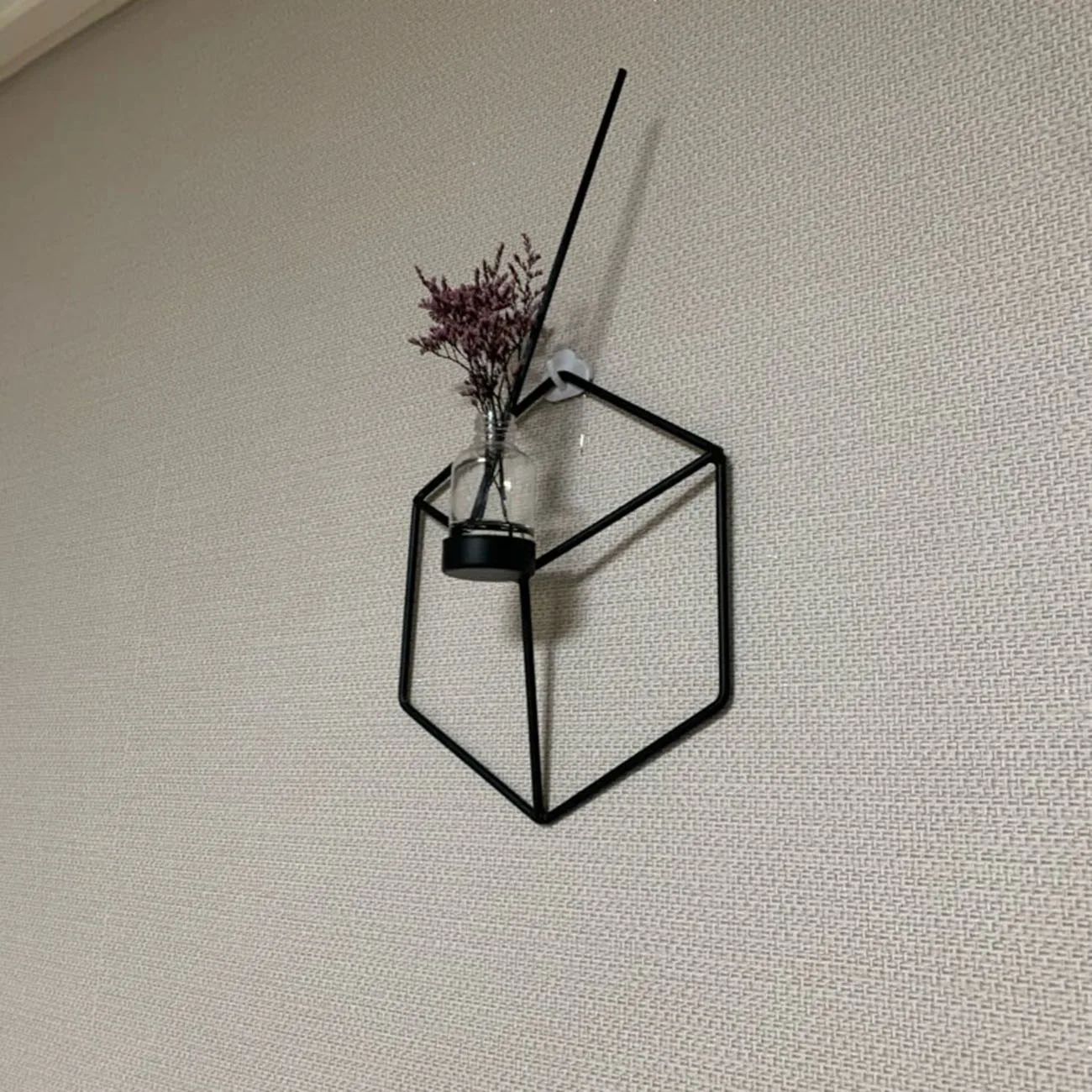 

Metal Geometric Wall Hanging Candle Holder Iron Craft Candlestick Candle Rack For Christmas Festival Wedding Party Decoration