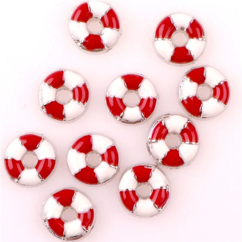 20 шт./лот F189 металлическое кольцо для плавания плавающие амулеты изготовление