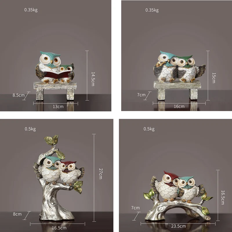 

Home Decoration Accessories Animal Ornament Office Decor Supplies Statues Busniess Gift Crafts Resin Sculpture Modern Artwork