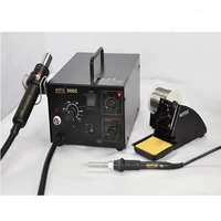 2 in 1 desoldering station aoyue 906c hot air soldering station with air pump