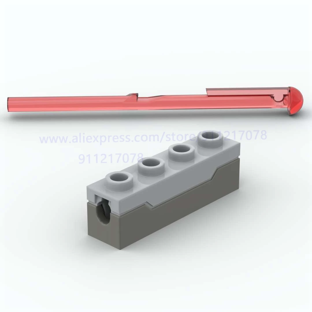 

Building Block Weapons Toy 10set 1X4 bullet launcher (finished product) needs processing with 1x8 arrow-for Parts Children Toys