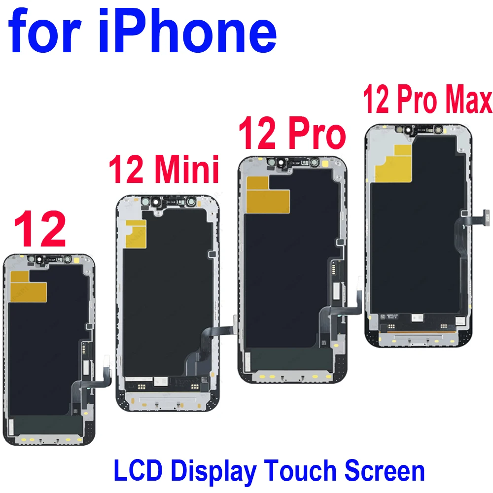 Amoled Oled Incell LCD for iPhone 12 iPhone 12 Mini iPhone 12 Pro iPhone 12 Pro Max LCD Display Touch Screen Digitizer Assembly