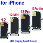 ЖК-дисплей Super AMOLED для iPhone 12, iPhone 12 Mini, iPhone 12 Pro, iPhone 12 Pro Max, сенсорный экран, дигитайзер в сборе