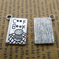 cook book charm pendants jewelry making finding diy bracelet necklace earring accessories handmade tools 5pcs