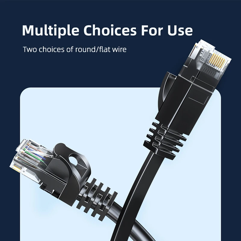 

Cat6A Ethernet Cable Ultrafine Cat 6 UTP Ethernet Patch Cable - Slim RJ45 Computer XBox Networking LAN Cords Fast Delivery