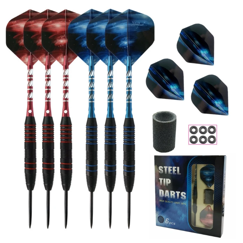 

6pcs 20g Steel Tips Darts Professional Darts Set Darts Flight for Sporting Game