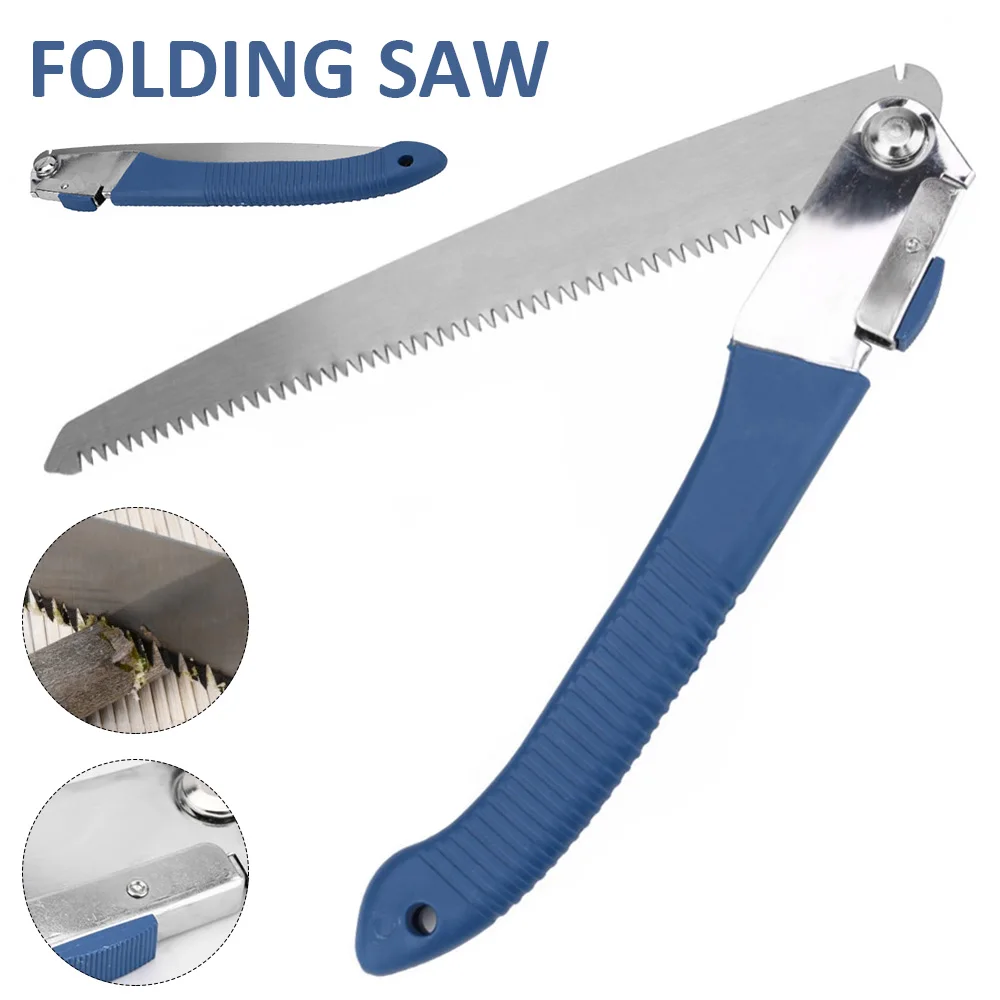 

1PC Folding Hand Saw 10 Inch Extra Long Blade Tree Pruning Saw for Camping Hunting Woodworking Trimming Thick Branch PVC Cutting