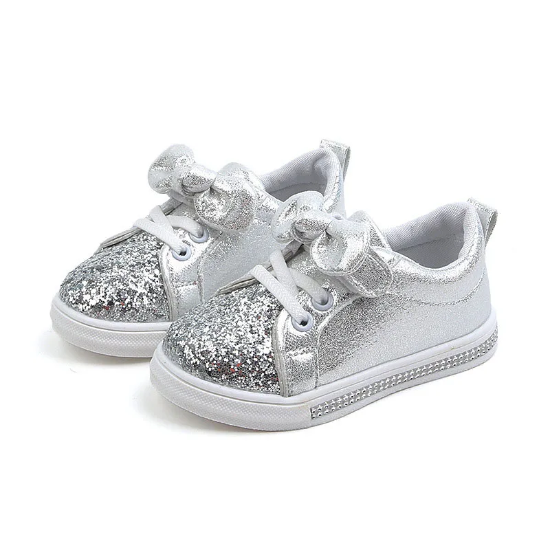 

2020 New Fashion children's Casual Shoes Girls Board Shoes Children's Sports Shoes Bow-knot Children's Three Colors Flat Shoes