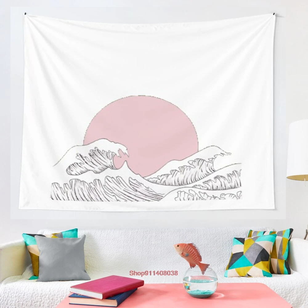 

Волнистая Гобеленовая Обложка, искусственный коврик для йоги, украшение для дома, настенное украшение