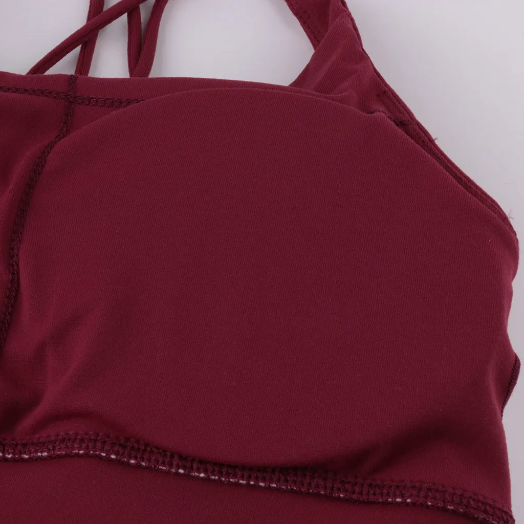 Женский спортивный бюстгальтер спереди сексуальный Brathable топ пуш-ап женский для