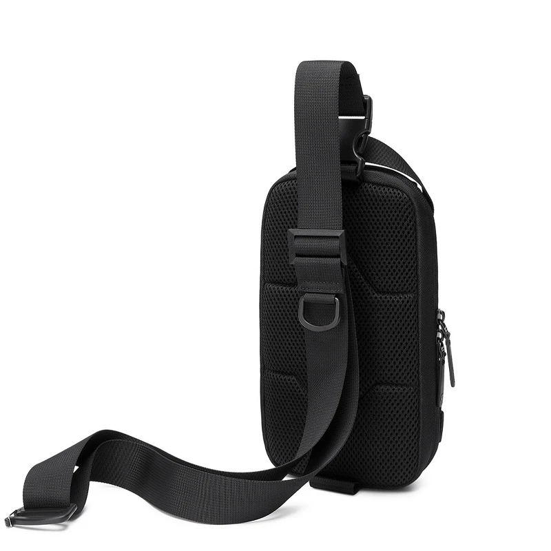 

Brand New Chest Bags Men Right Left Casual Design Black Top Quality Messenger Strong Fabric Bag Stylish Multifunction Brief 2021
