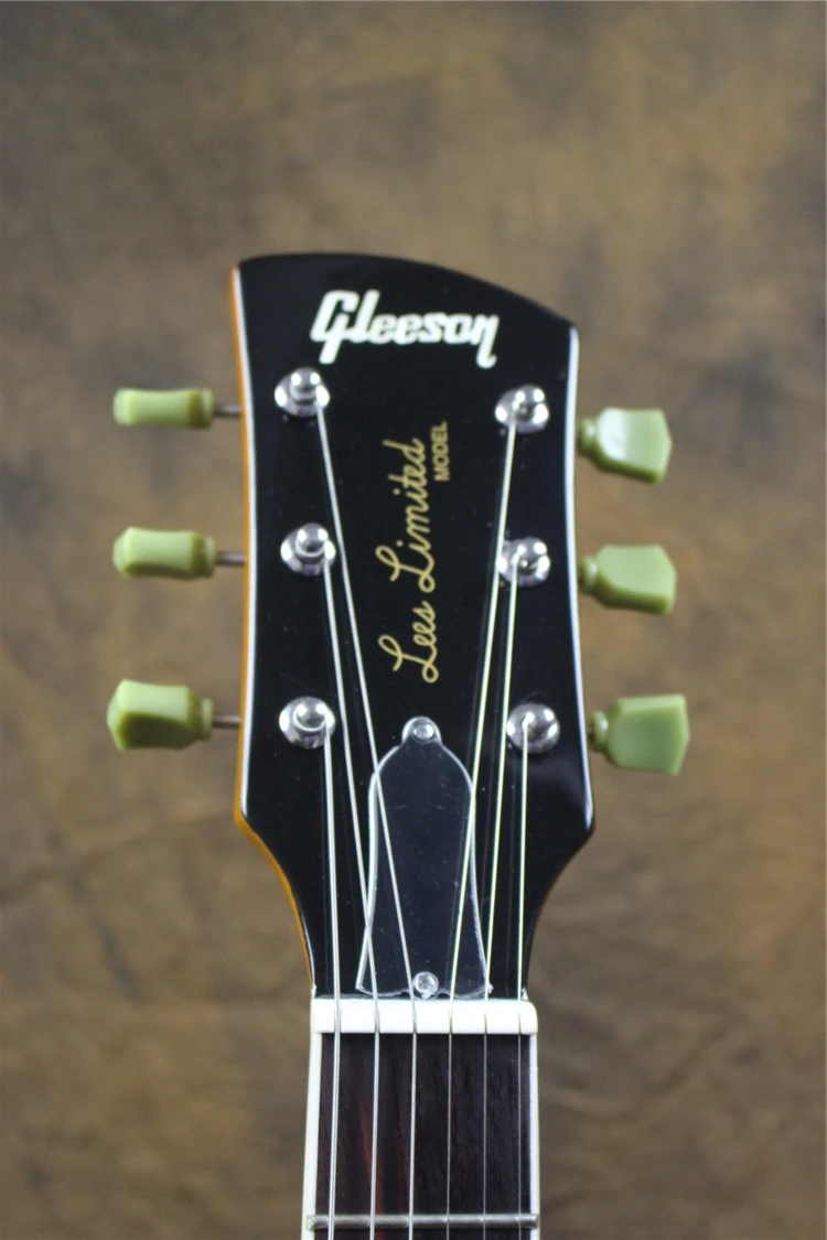 

Gleeson lp electric guitar.Chinese factory direct,cooperation store.AAA flamed maple top.mahogany body