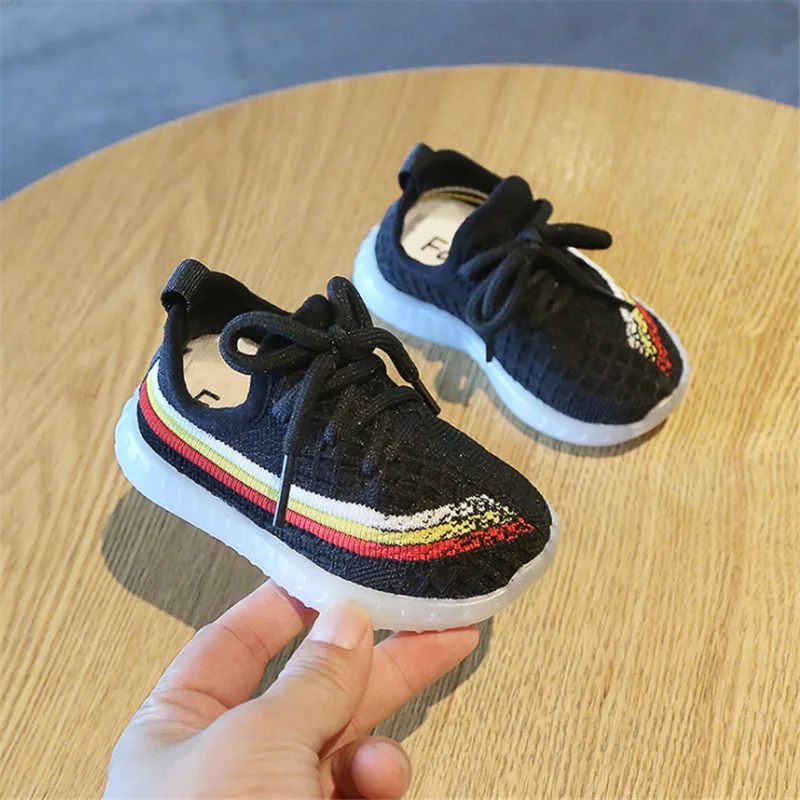 DIMI/2019 г. Осенняя обувь для маленьких мальчиков и девочек дышащая сетчатая