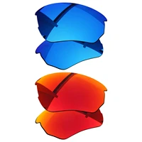 bsymbo 2 pairs winter sky agate red polarized replacement lenses for oakley flak beta oo9363 frame