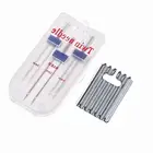 Двойные двойные иглы, прочная смятая прижимная лапка для шитья, швейная машина, размер 290 390 490, многофункциональные Швейные аксессуары