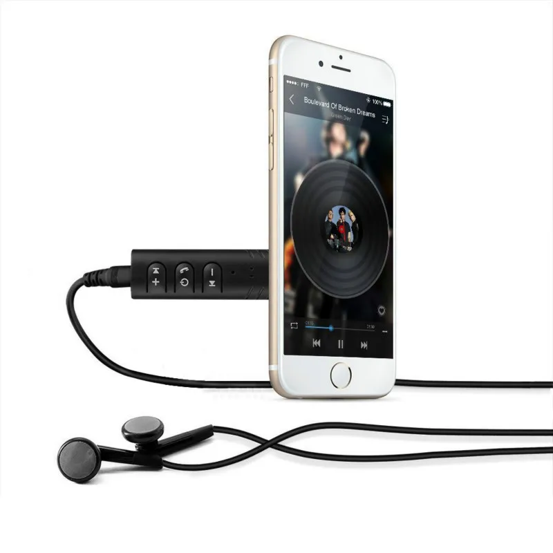 Portable Wireless Bluetooth 4.1 Receiver Back Clip 3.5mm Stereo Audio Adapter Blutooth Auxiliary Car Headphone Jack|headphone jack bluetooth