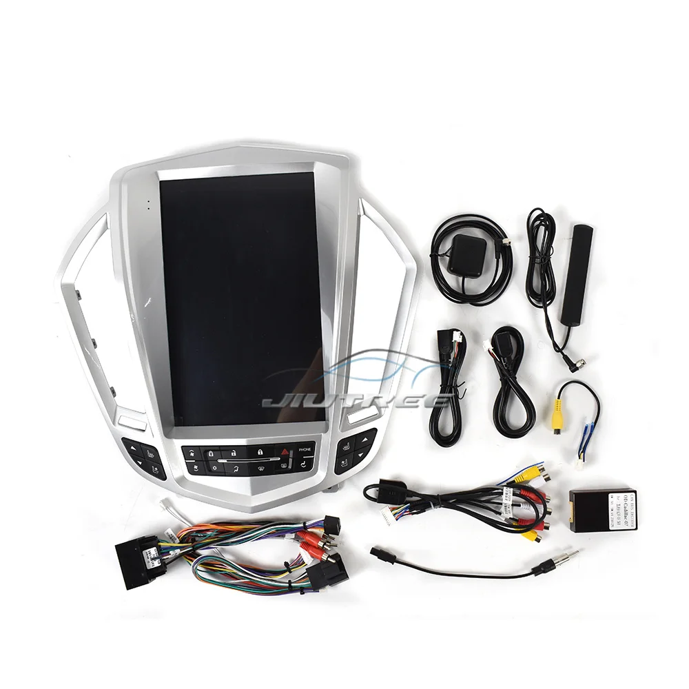 Автомобильная магнитола с сенсорным экраном Android 10 для Cadillac SRX 2009 2012 GPS