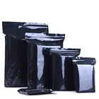 1000 шт черный пластик мешки замка застежка-молнии само герметичные Водонепроницаемый разное Пакет с застежкой-молнией ювелирные изделия личных вещей сумка для хранения
