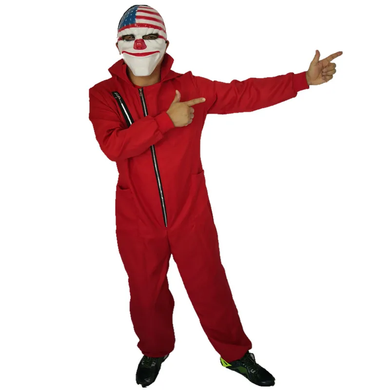 Лидер продаж страшный клоун маска для дня оплаты костюм косплея из фильма дом