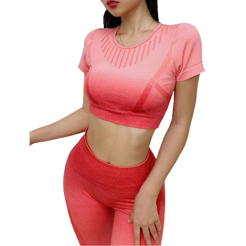 Женский бесшовный Набор для йоги Vital леггинсы фитнеса в тренажерном зале