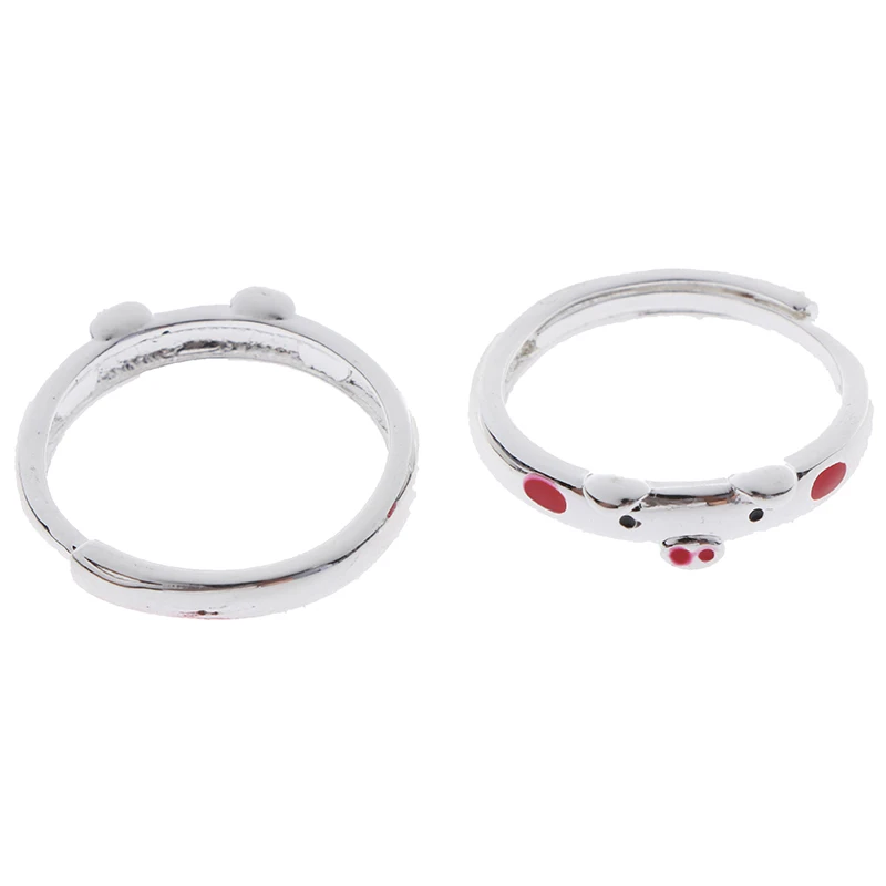 

1PC Girls Baby Trendy Cute Cartoon Adjustable Rings Pig Piggy Ring Finger Opening End Jewelry Sweet Birthday Gift Craft Toys