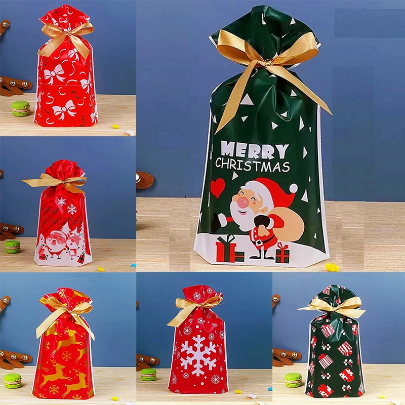 

10 шт./компл. Веселая Фотосумка Мультяшные печенья подарки сумки украшения Новогодние рождевечерние товары