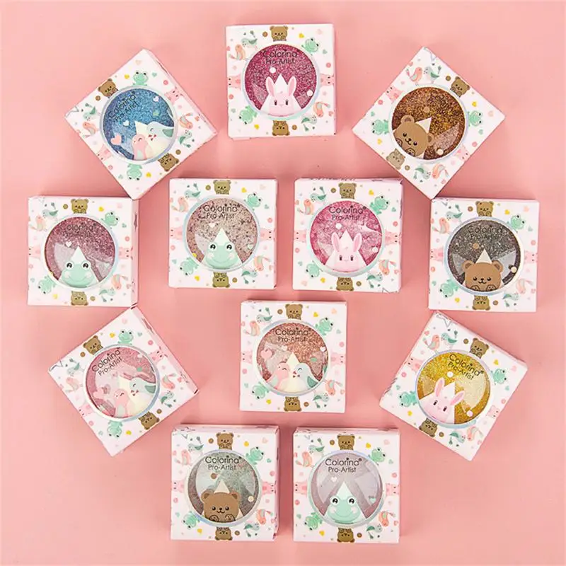 Тени для век алмазные одноцветные блестящие пудры 20 цветов матовые