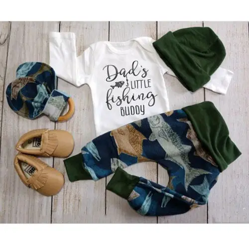 Весенне-осенний комплект одежды из 3 предметов для новорожденных одежда