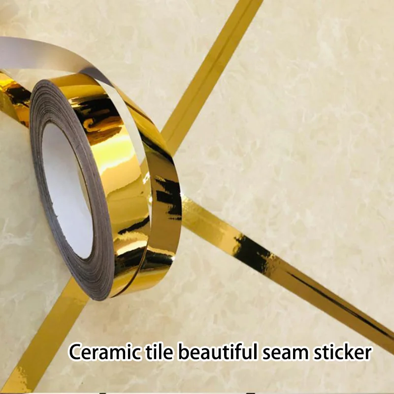 

Beautiful Seam Sticker Self-adhesive Strip Living Room Waterproof Ceramic Tile Decoration Luxury Home Wall Decor Modern Decals