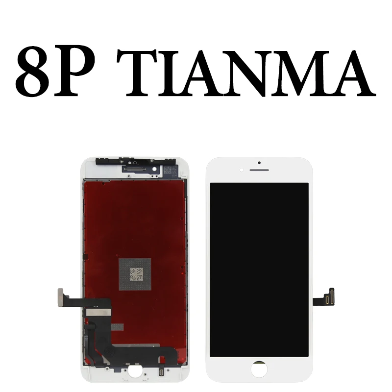 Премиум Версия Tianma для iPhone 5S, SE 6 6S Plus 7 8 Plus ЖК сенсорный экран Стекло сборка Бесплатный подарок без битых пикселей - Цвет: for iphone 8P white