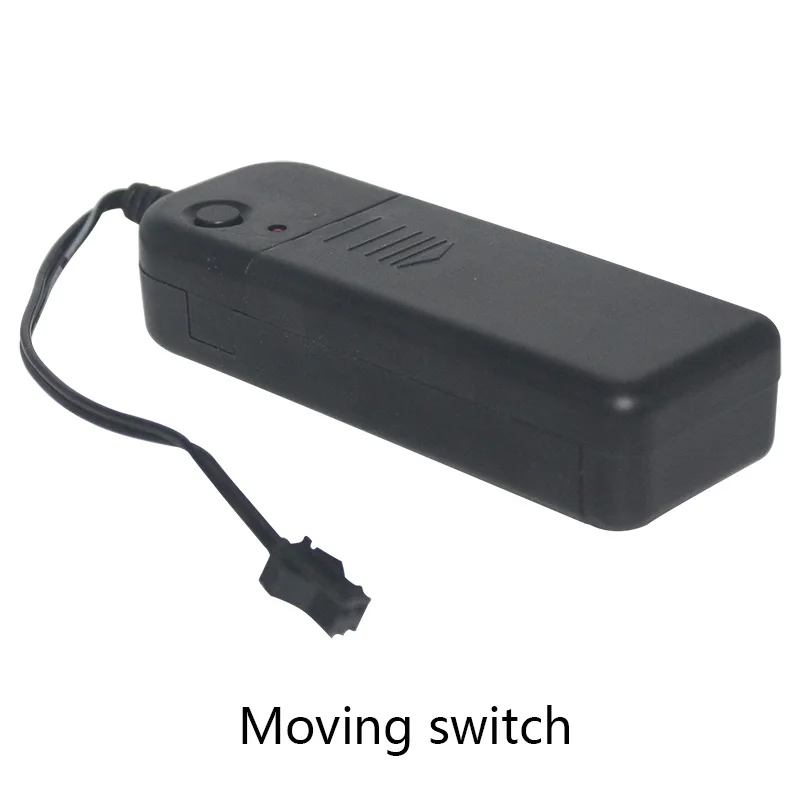 1PCS Moving Switch 1 м Автомобильный светодиодный интерьерный светодиодный гибкий светодиодный украшения с неоновым светом гирлянда лисенс пластина провод веревка труба линия с usb-драйвером DIY - Испускаемый цвет: 1PCS Moving Switch