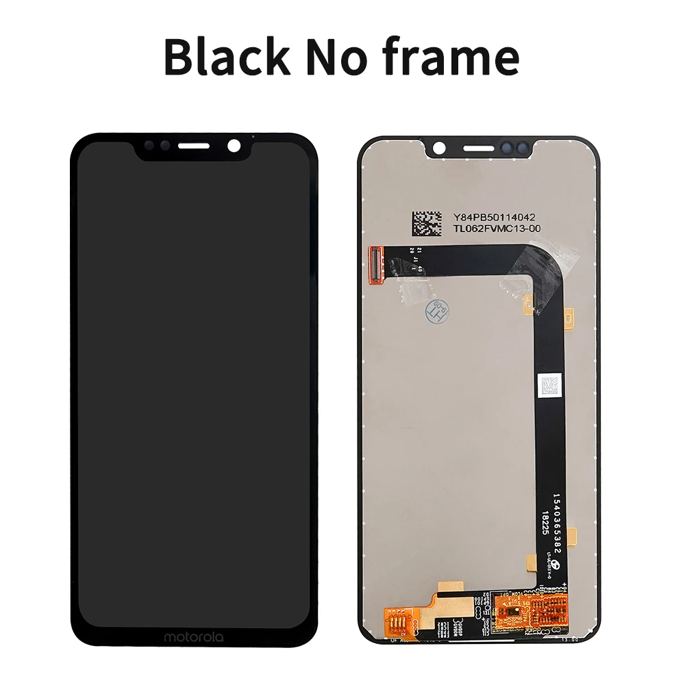 Black no frame 6," для Motorola Moto One power ЖК-дисплей сенсорный экран для Motorola Moto P30 Note ЖК-дисплей XT1942-1 XT1942-2 - Цвет: Black no frame