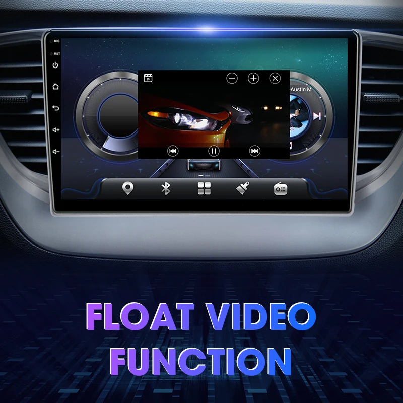 Автомагнитола на Android 10 для Hyundai Solaris 2 Verna 2017 2018 мультимедийный видеоплеер с