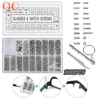 1000pcs stainless steel screw sunglass watch spectacles phone glasses screws nuts screwdriver repair tool set kits screws