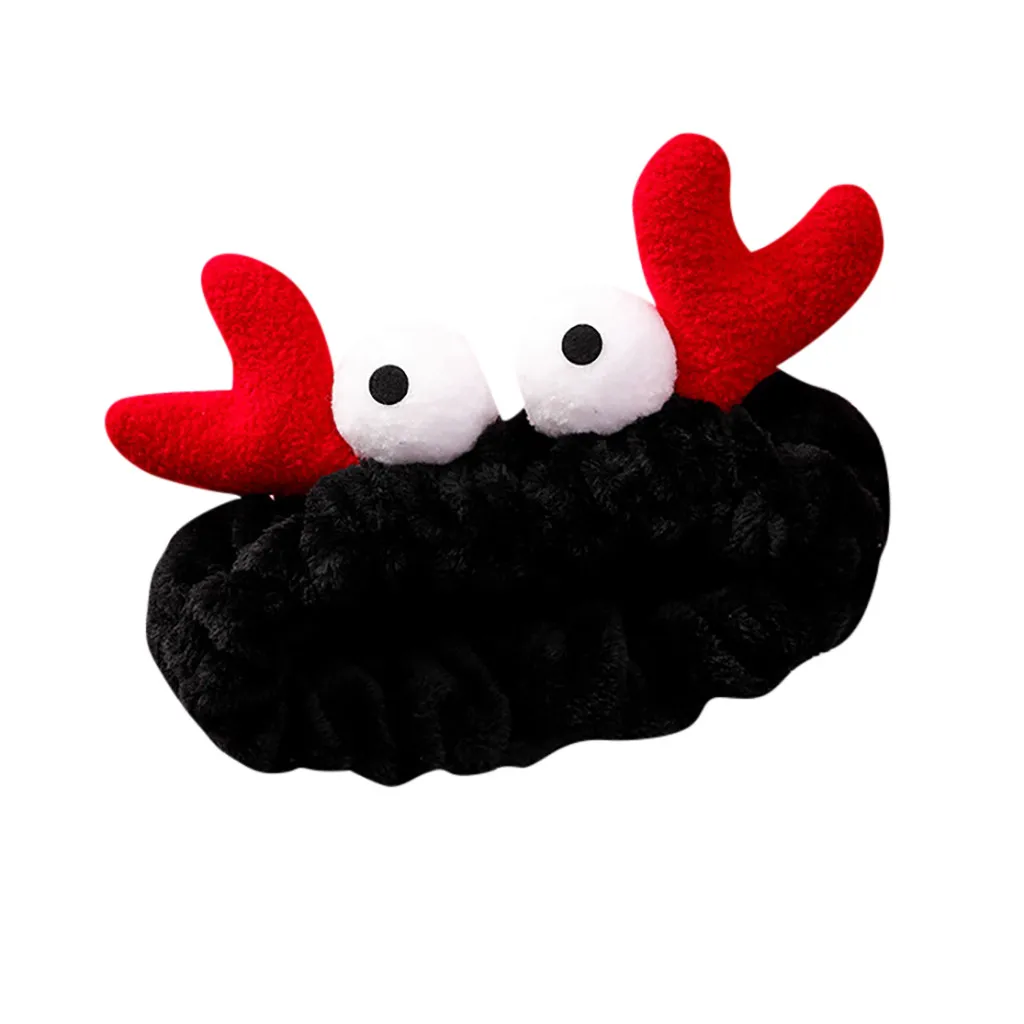 Женская эластичная повязка для волос Милая с мультяшным крабом и большими