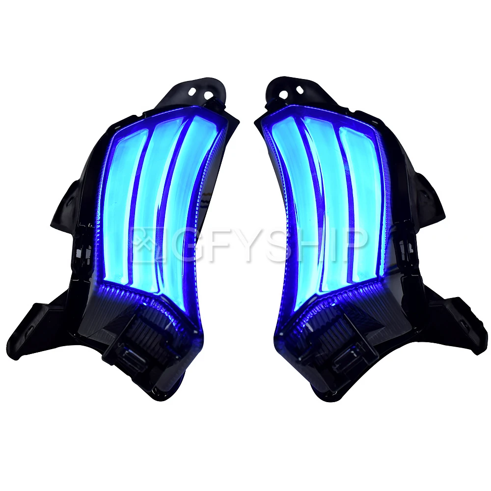 Motorcycle Turn Signal Light for Yamaha X-MAX 250 300 XMAX XMAX300 XMAX250 Motorbike LED Front Daytime Running Lights Moto Lamp