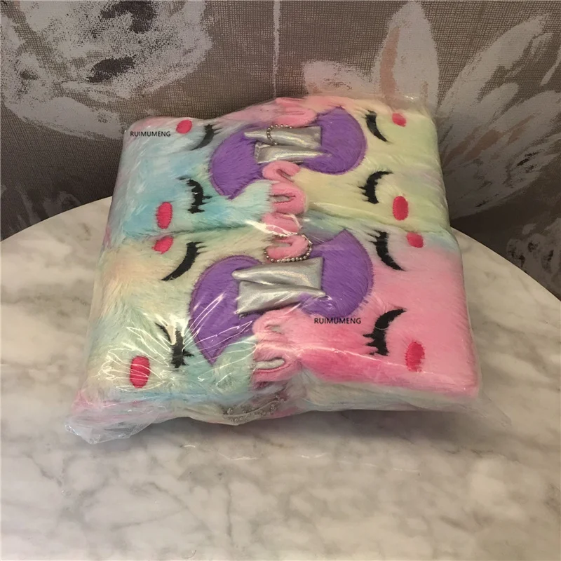 Симпатичная сумка с единорогом плюшевая для монет 12 см Брелок девочек плюшевый