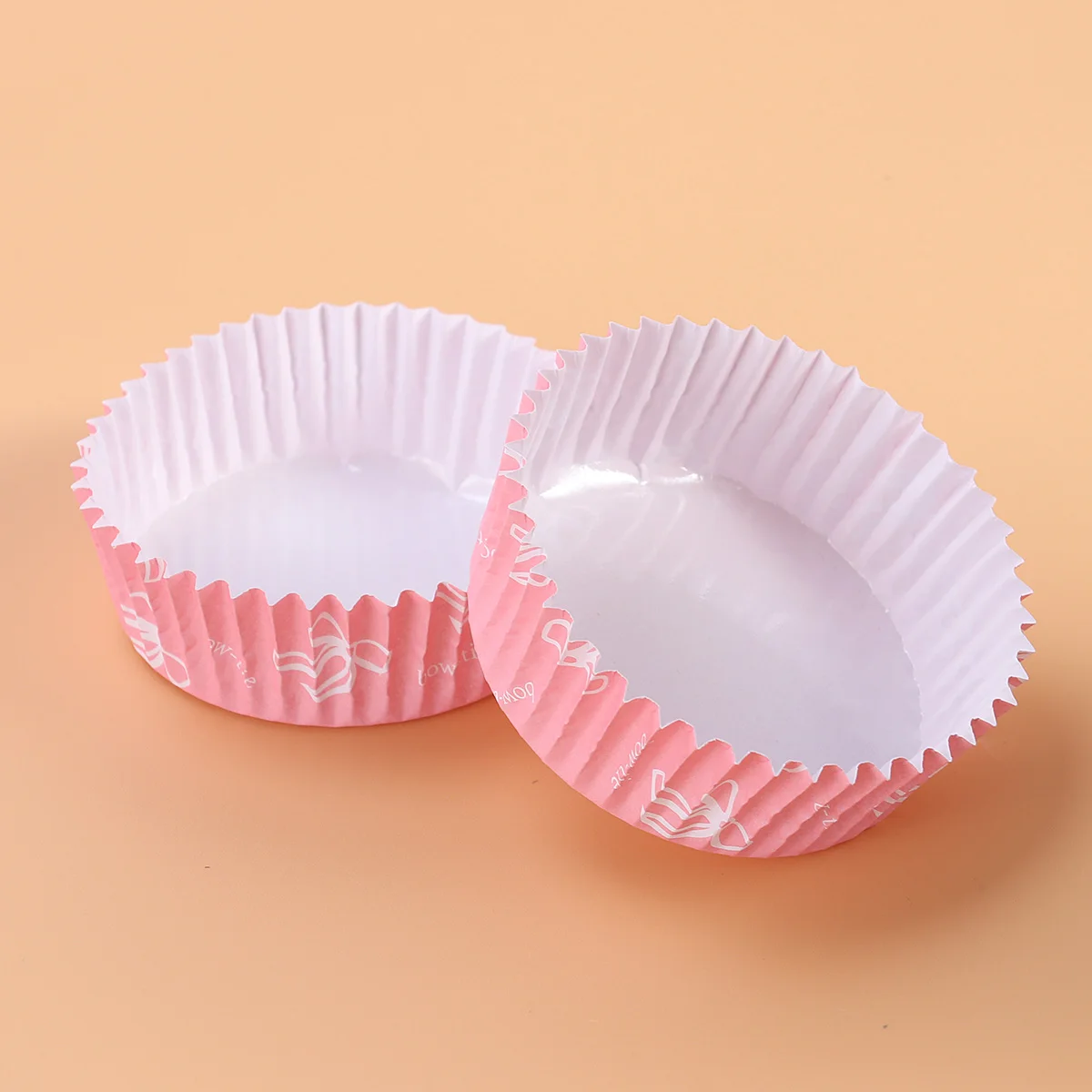 200pcs Heat Resistant Cupcake Wrappers Oil-Proof Paper Tray Round Cup Cake Liners Baking Cups Wraps For Wedding Birthday Party | Дом и сад