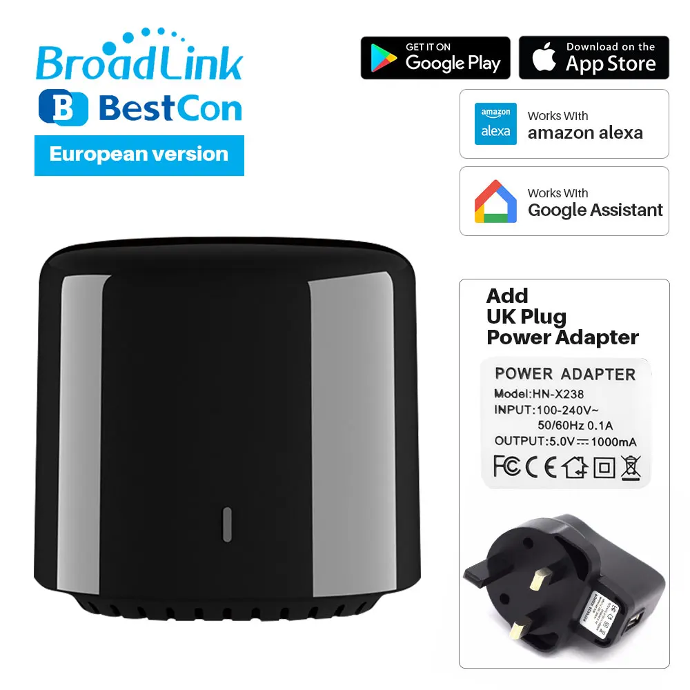 Option 3 Broadlink Bestcon RM4C Мини Универсальный ИК пульт дистанционного управления 4G WiFi IR работает с Alexa Google Assistant умный дом автоматизация - Комплект: Option 3