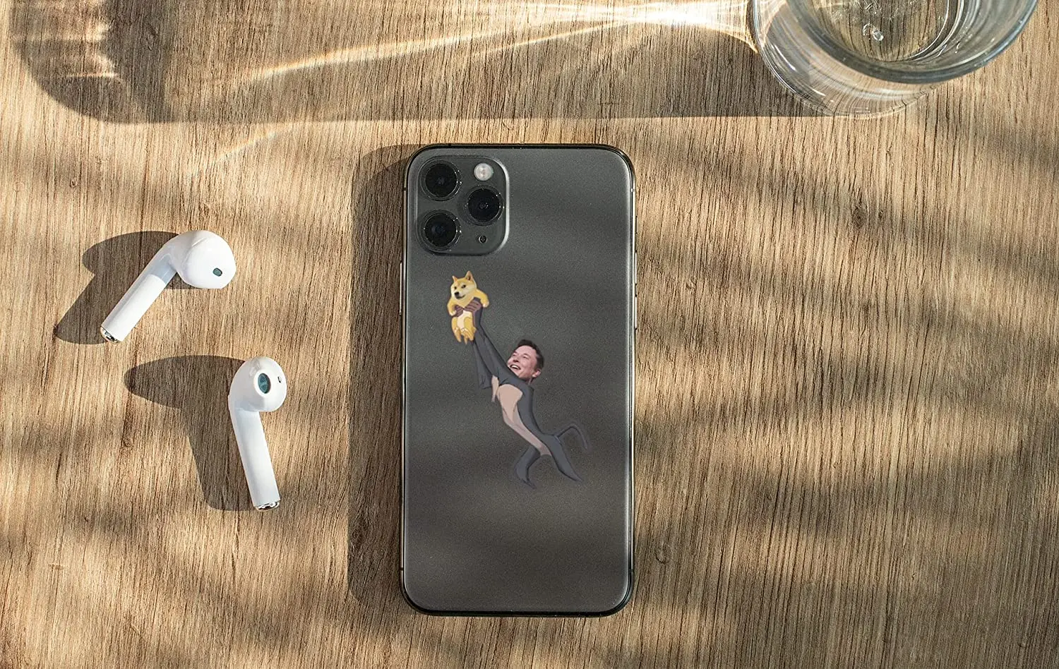 

Dogecoin Elon Musk Premium Vinyl Sticker Decal (Pack of 3) for Fans of Dogecoin Crypto, Blockchain, Bitcoin, WSB Wallstreetbet