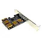 Горячая PCIE PCI-E PCI Express Riser Card 1x до 16x1 до 4 USB 3,0 слот мультипликатор концентратор адаптер для устройств