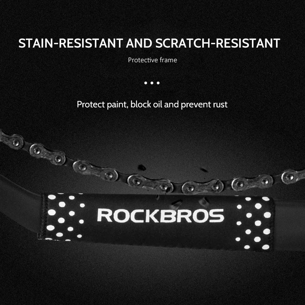 ROCKBROS 2 шт. Неопреновая велосипедная цепь защитная накладка для велосипедной рамы защитная задняя вилка для велосипедной цепи