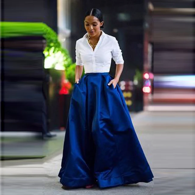 Raso Gonna Lunga In Seta Gonne Danza Del Ventre Gonna Lunga In