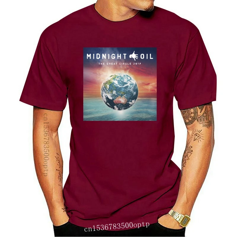 

New Midnight Oil The Great Circle TOUR 2017 T-shirt Men's Tee Men'S High Quality Tops Hipster Tees 2021 2021 Fashion T Shirt Men