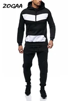 zogaa men tracksuit 2 sets of new fashion jacket sportswear mens sweatpants hoodies spring and autumn mens brand hoodies pants