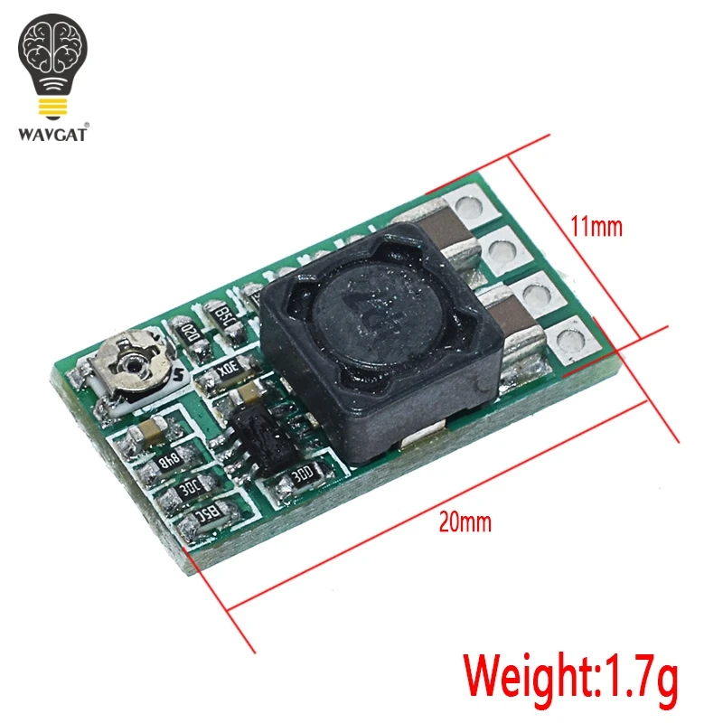 WAVGAT мини DC-DC 12-24 В до 5 В пост 3A понижающий модуль питания напряжение понижающий преобразователь Регулируемый 97.5% 1,8 V 2,5 V 3,3 V 5V 9V 12V