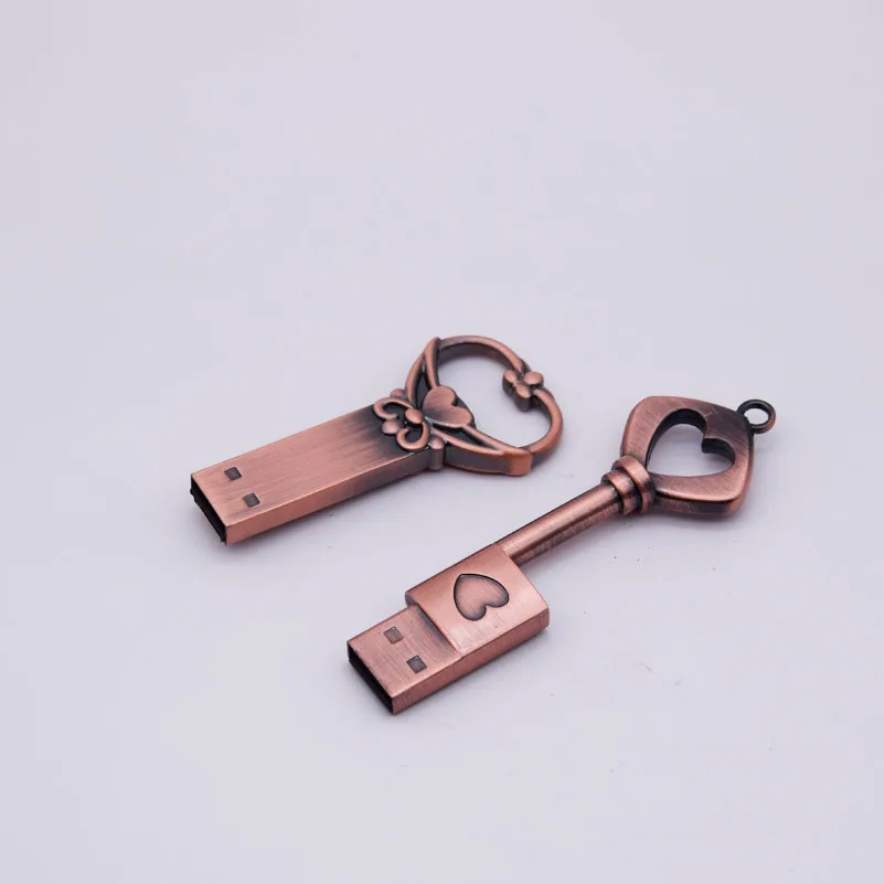 Новый креативный USB 2 0 32 ГБ 16 8 4 128 МБ металлический флеш-накопитель в форме сердца