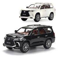 124 lexus lx570 diecast alloy car model collectible diecasts boy birthday present pull back die cast toys vehicles for children