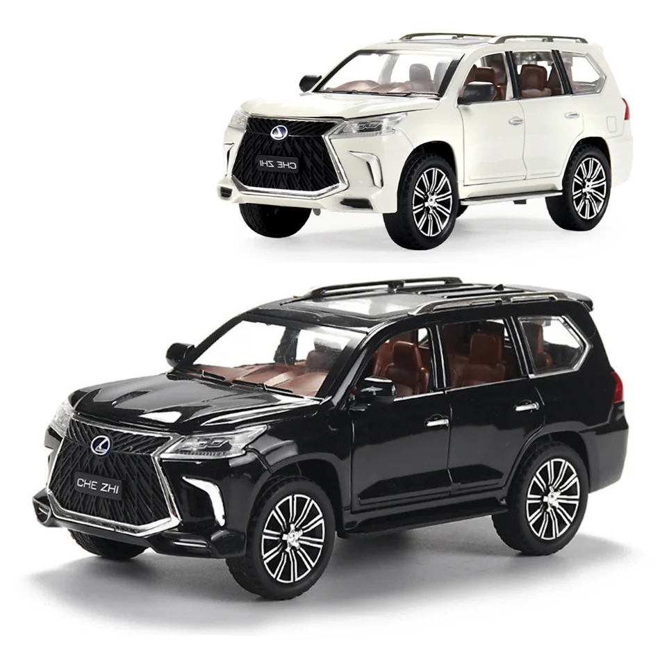 Модель литая автомобиля из сплава Lexus LX570 в масштабе 1:24 Коллекционный Литой