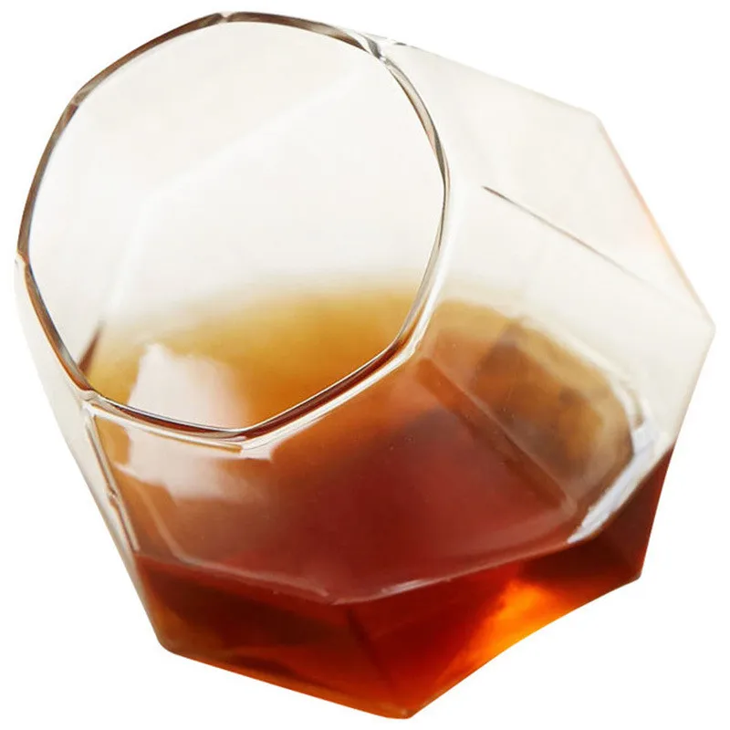 

1Pcs 400ml Round Mouth Rotation Whiskey Glass Cup For Drinking Beer And Red Wine Glasses Bar Set